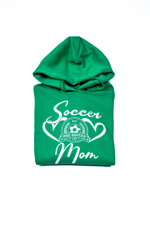 Felpa verde con cappuccio donna - immagine 2